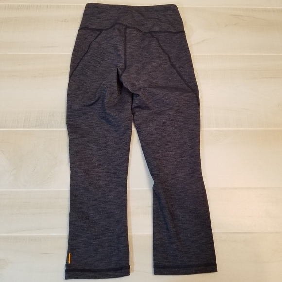 {XS} Lucy Athletic Heathered Navy Blue Yoga Pant - Picture 2 of 8